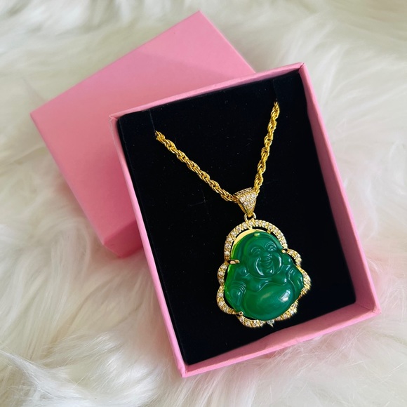Jewelry - Laughing Jade Buddha